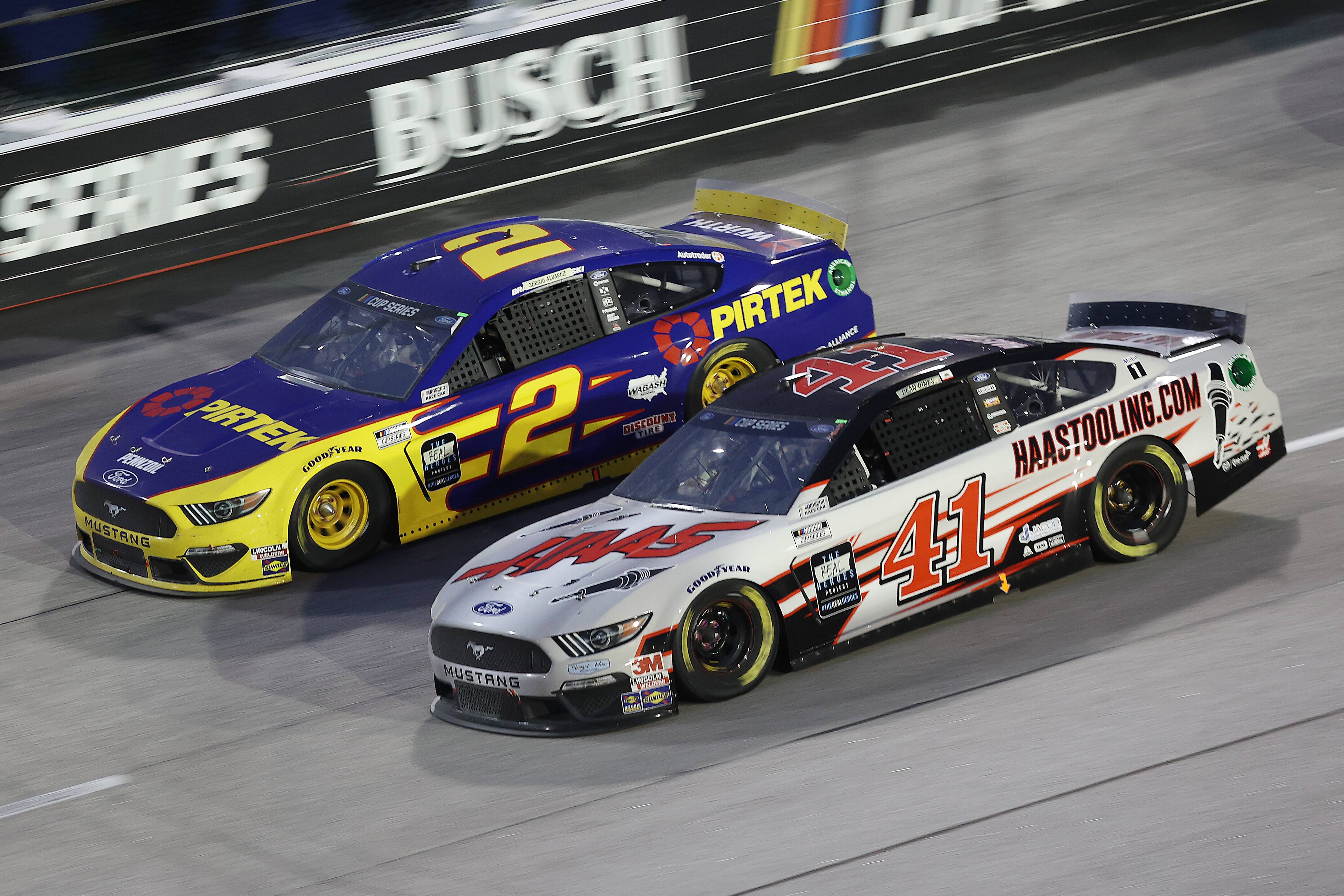 Harvick was third and Team Penske's Brad Keselowski (2) fourth as Ford had five of the top 10 spots. Harvick was third and Team Penske's Brad Keselowski (2) fourth as Ford had five of the top 10 spots.