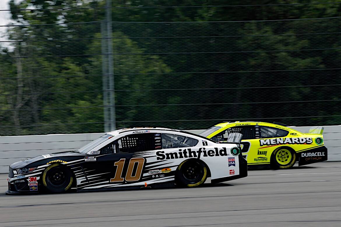 His teammate Aric Almirola also had a strong weekend, with a pair of top-five finishes. His teammate Aric Almirola also had a strong weekend, with a pair of top-five finishes.