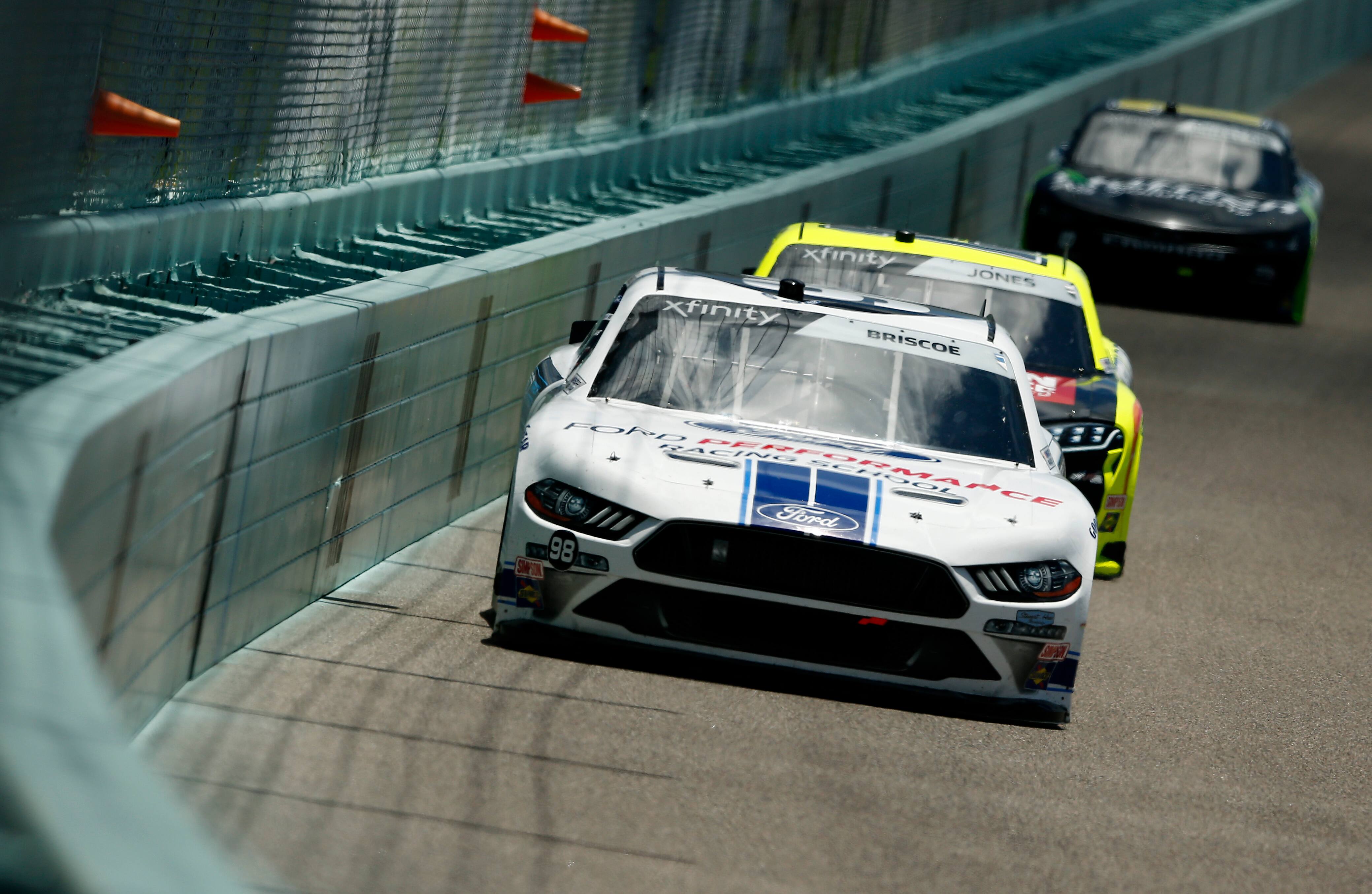 Briscoe fell behind early after a mechanical issue but finished seventh after a spirited run. Briscoe fell behind early after a mechanical issue but finished seventh after a spirited run.