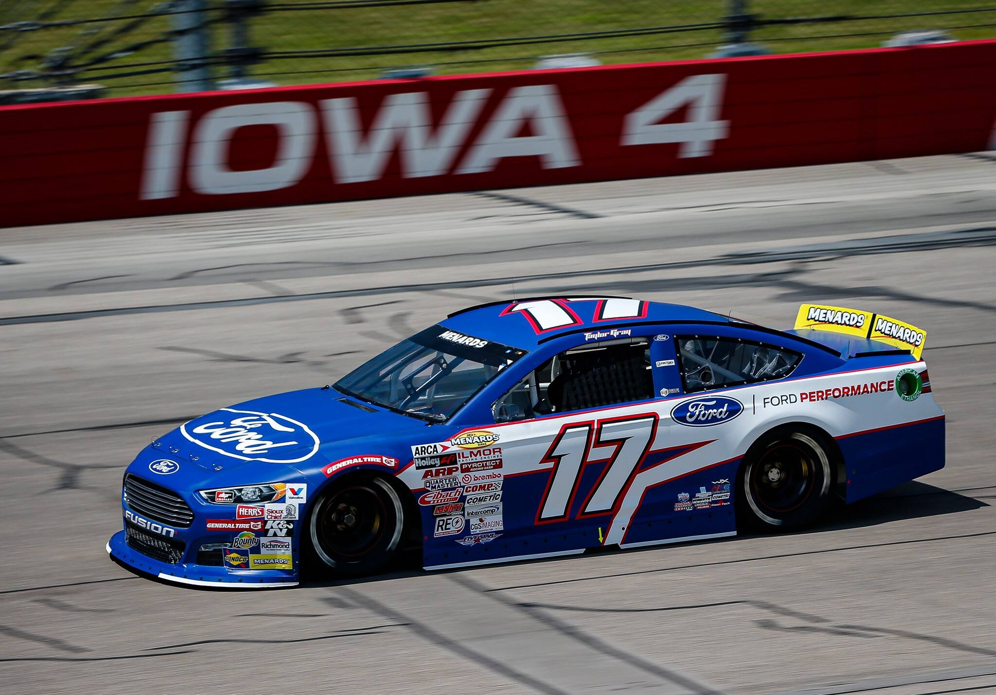 Taylor Gray finished fifth to lead Ford in ARCA Menards Series action this weekend in Iowa. Taylor Gray finished fifth to lead Ford in ARCA Menards Series action this weekend in Iowa.