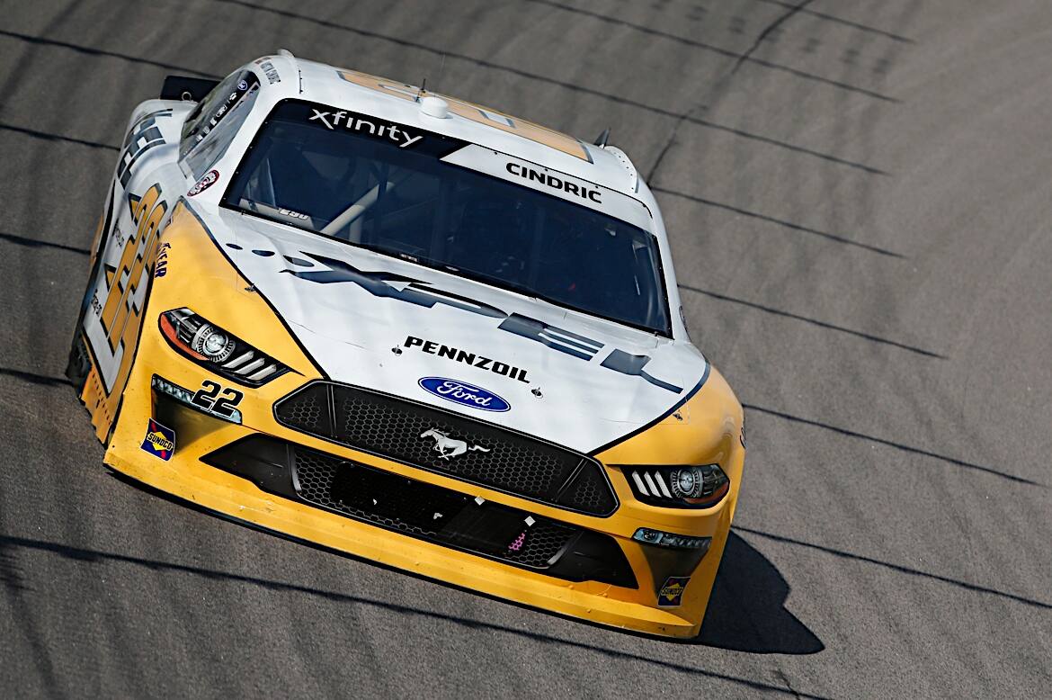 He brought his Mustang home second in a wild overtime finish. He brought his Mustang home second in a wild overtime finish.