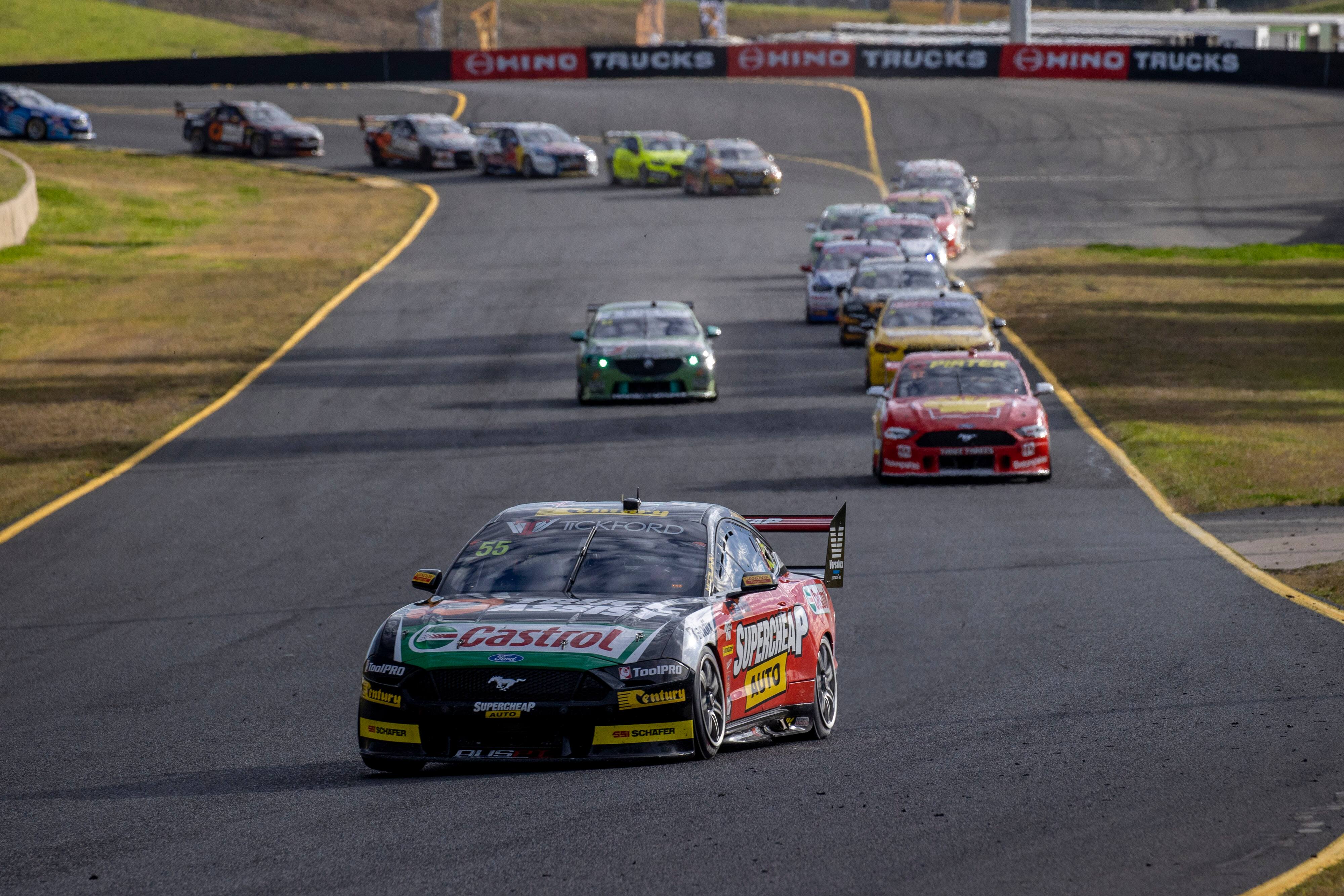 Le Brocq led another Ford 1-2 finish in race No. 3 to finish a strong weekend by all Ford teams. Le Brocq led another Ford 1-2 finish in race No. 3 to finish a strong weekend by all Ford teams.