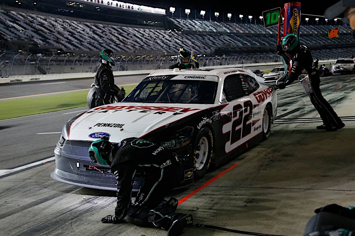 The duo remains 1-2 in the point standings after a wild finish Friday. The duo remains 1-2 in the point standings after a wild finish Friday.