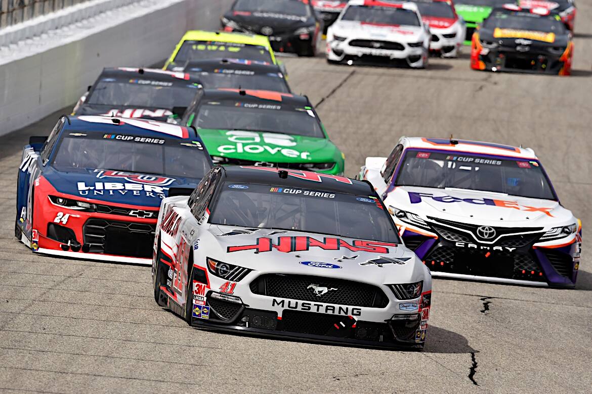 Cole Custer was eighth to round out the top-10 Mustangs. Cole Custer was eighth to round out the top-10 Mustangs.