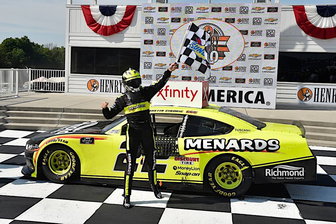 Team Penske's Austin Cindric won his fourth in the last five NASCAR Xfinity races Saturday. Team Penske's Austin Cindric won his fourth in the last five NASCAR Xfinity races Saturday.