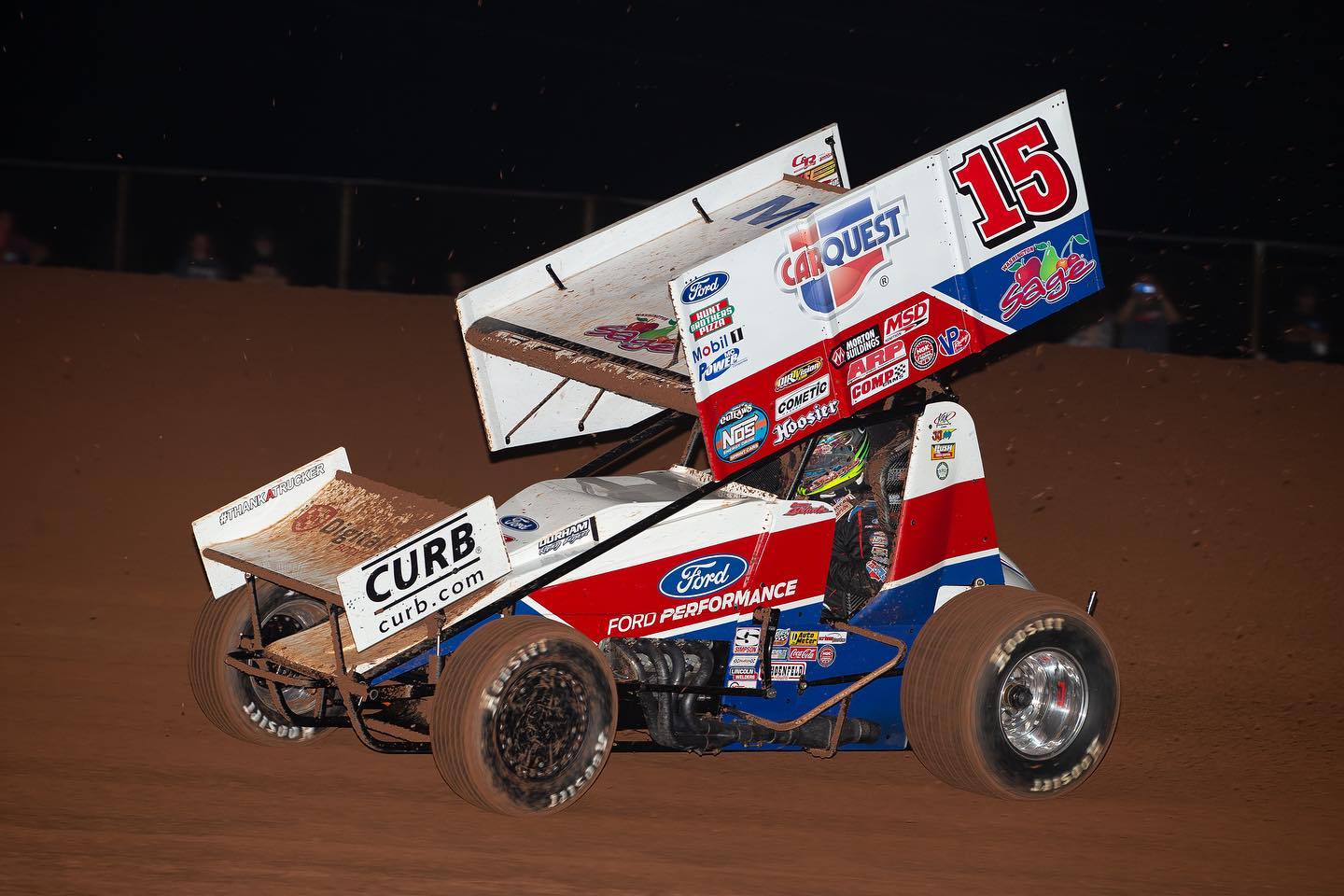 Tony Stewart Racing's Donny Schatz posted a pair of sixth-place finishes in World of Outlaws action. Tony Stewart Racing's Donny Schatz posted a pair of sixth-place finishes in World of Outlaws action.