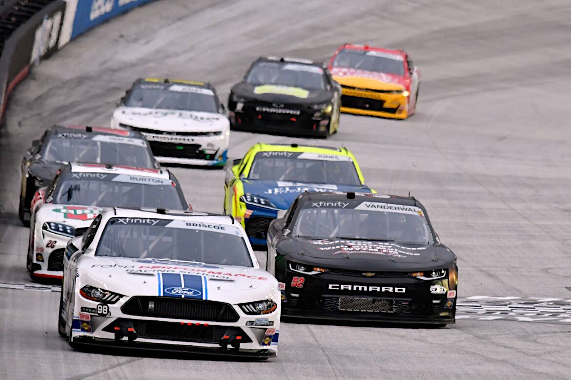 He passed Team Penske's Austin Cindric for the lead with six laps to go to take the victory. He passed Team Penske's Austin Cindric for the lead with six laps to go to take the victory.