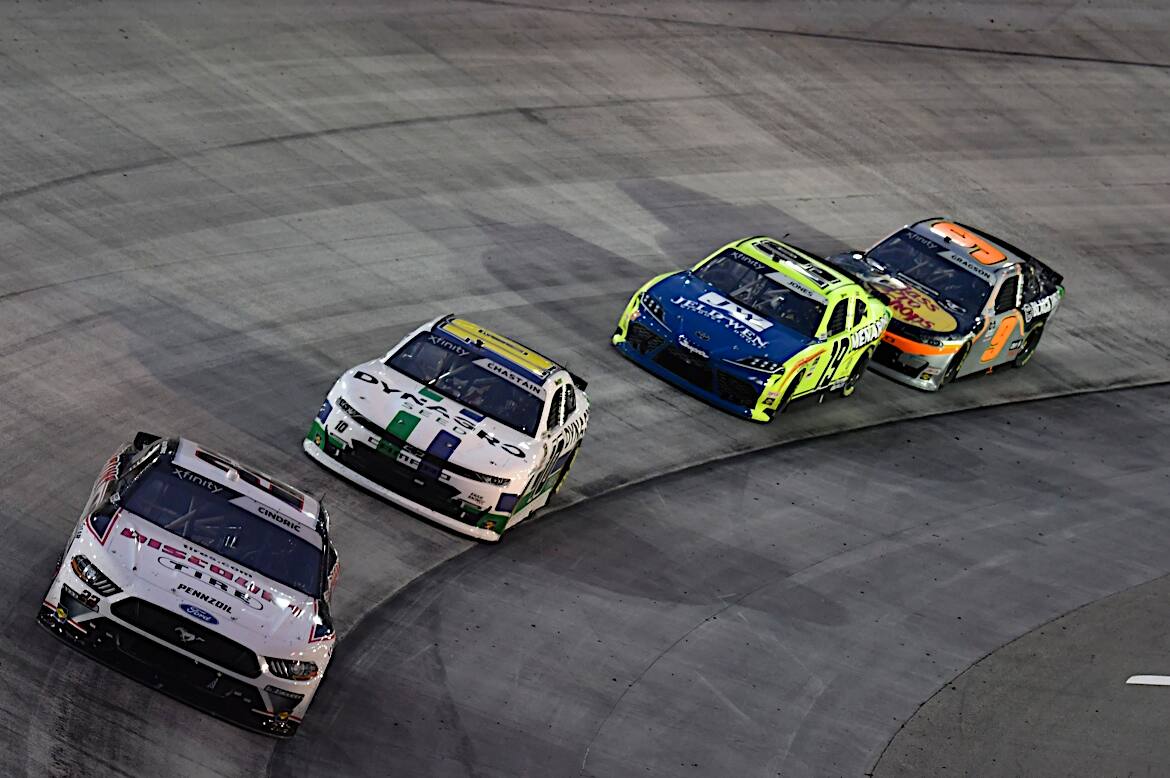 Cindric (third) lost power steering for the final 30 laps in the final regular-season finale. Cindric (third) lost power steering for the final 30 laps in the final regular-season finale.