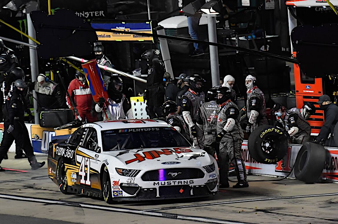 Ford’s Cole Custer, Ryan Blaney and Matt DiBenedetto were eliminated from the playoffs. Ford’s Cole Custer, Ryan Blaney and Matt DiBenedetto were eliminated from the playoffs.