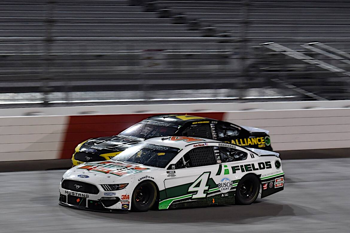 Harvick leads the playoff standings while Keselowski jumps up to second. Harvick leads the playoff standings while Keselowski jumps up to second.