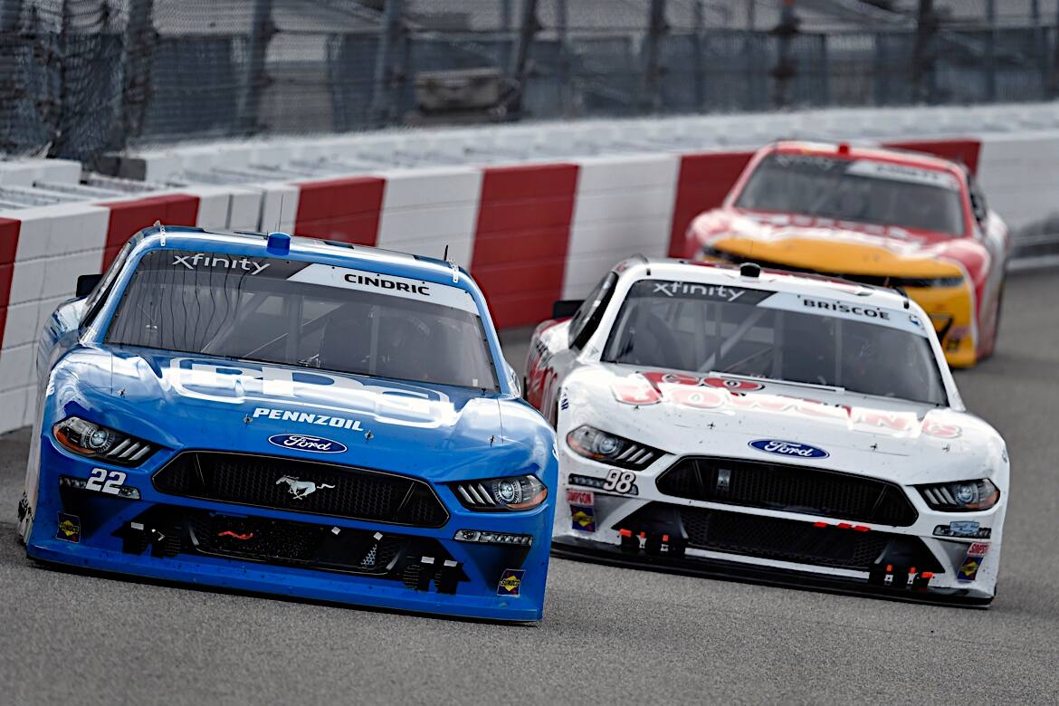 Cindric finished fourth on Friday and 10th on Saturday in a doubleheader to clinch the title. Cindric finished fourth on Friday and 10th on Saturday in a doubleheader to clinch the title.