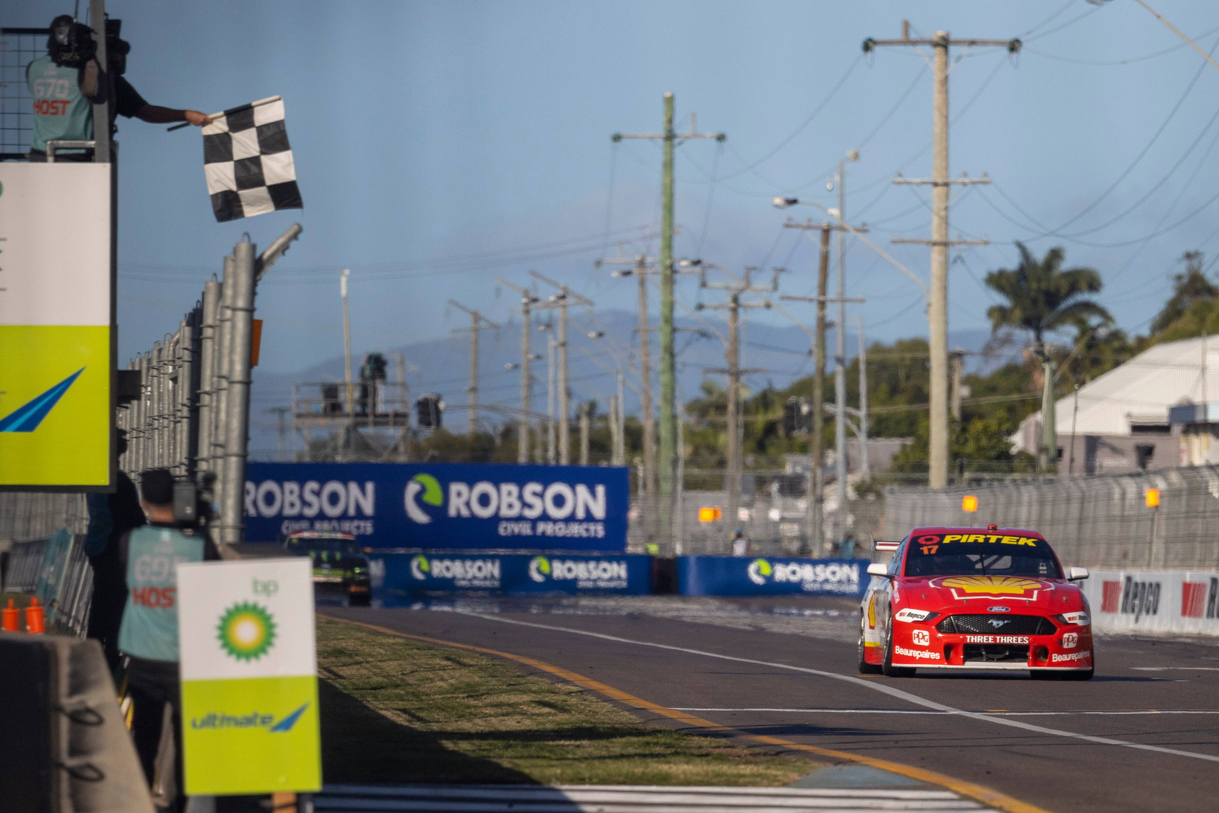 He finished second and third in the next two races in Virgin Australia Supercars action. He finished second and third in the next two races in Virgin Australia Supercars action.