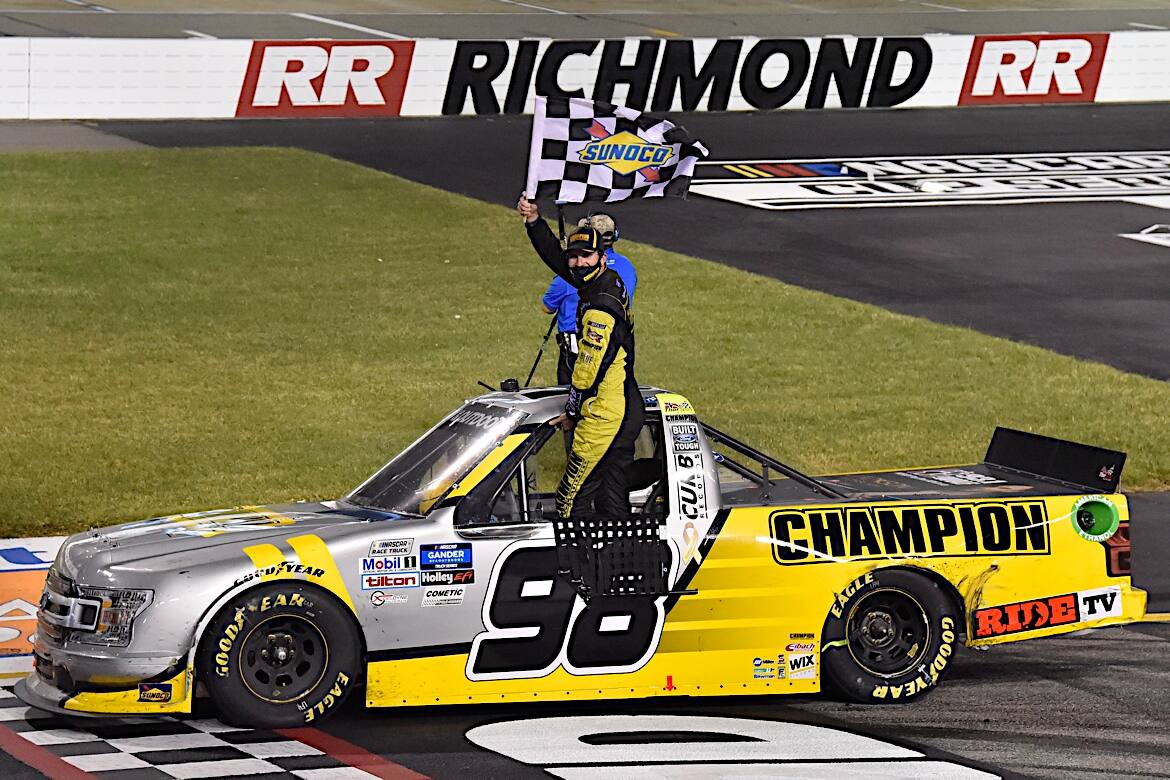 The win was Enfinger’s third of the season and second straight for Ford. The win was Enfinger’s third of the season and second straight for Ford.