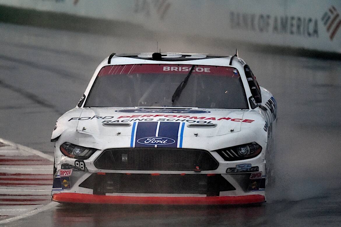 Briscoe won the Stage 2 and led a race-high 23 laps. Briscoe won the Stage 2 and led a race-high 23 laps.