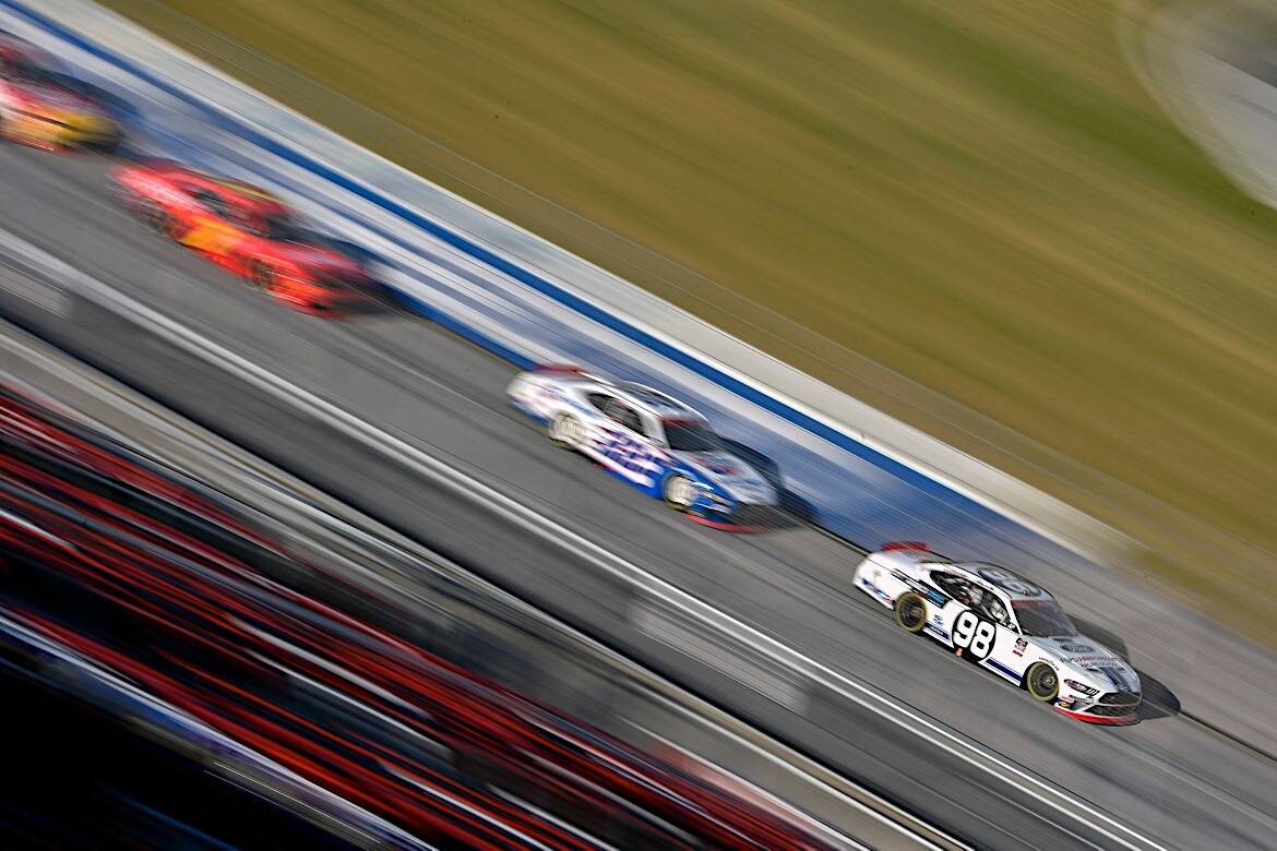In NASCAR Xfinity Series action, SHR's Chase Briscoe and Penske's Austin Cindric were dominant. In NASCAR Xfinity Series action, SHR's Chase Briscoe and Penske's Austin Cindric were dominant.