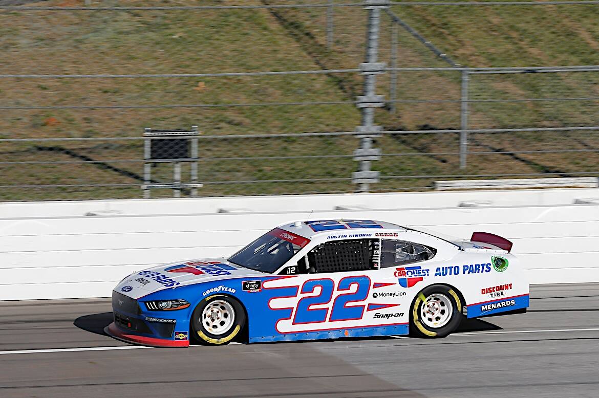 Cindric wound up 34th after being spun coming off Turn 4, ending his day. Cindric wound up 34th after being spun coming off Turn 4, ending his day.