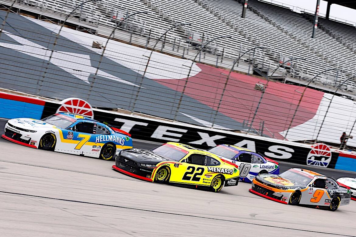 He battled back and is now +14 in the playoff standings with one race to go in the Round of 8. He battled back and is now +14 in the playoff standings with one race to go in the Round of 8.