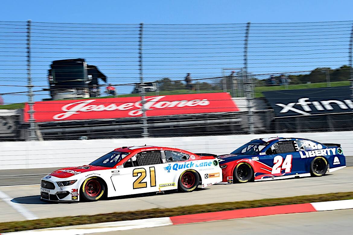 Wood Brothers Racing’s Matt DiBenedetto was 10th. Wood Brothers Racing’s Matt DiBenedetto was 10th.