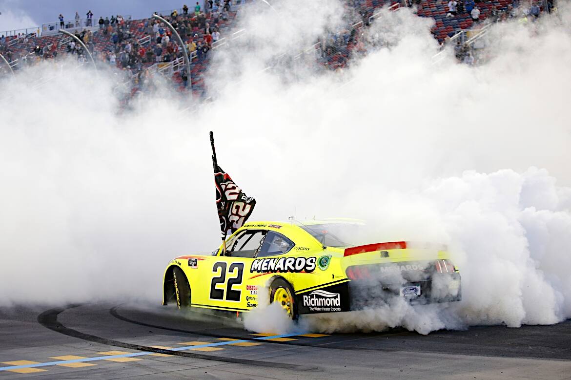 He becomes the fifth Ford driver to win the Xfinity championship and the first since 2015. He becomes the fifth Ford driver to win the Xfinity championship and the first since 2015.