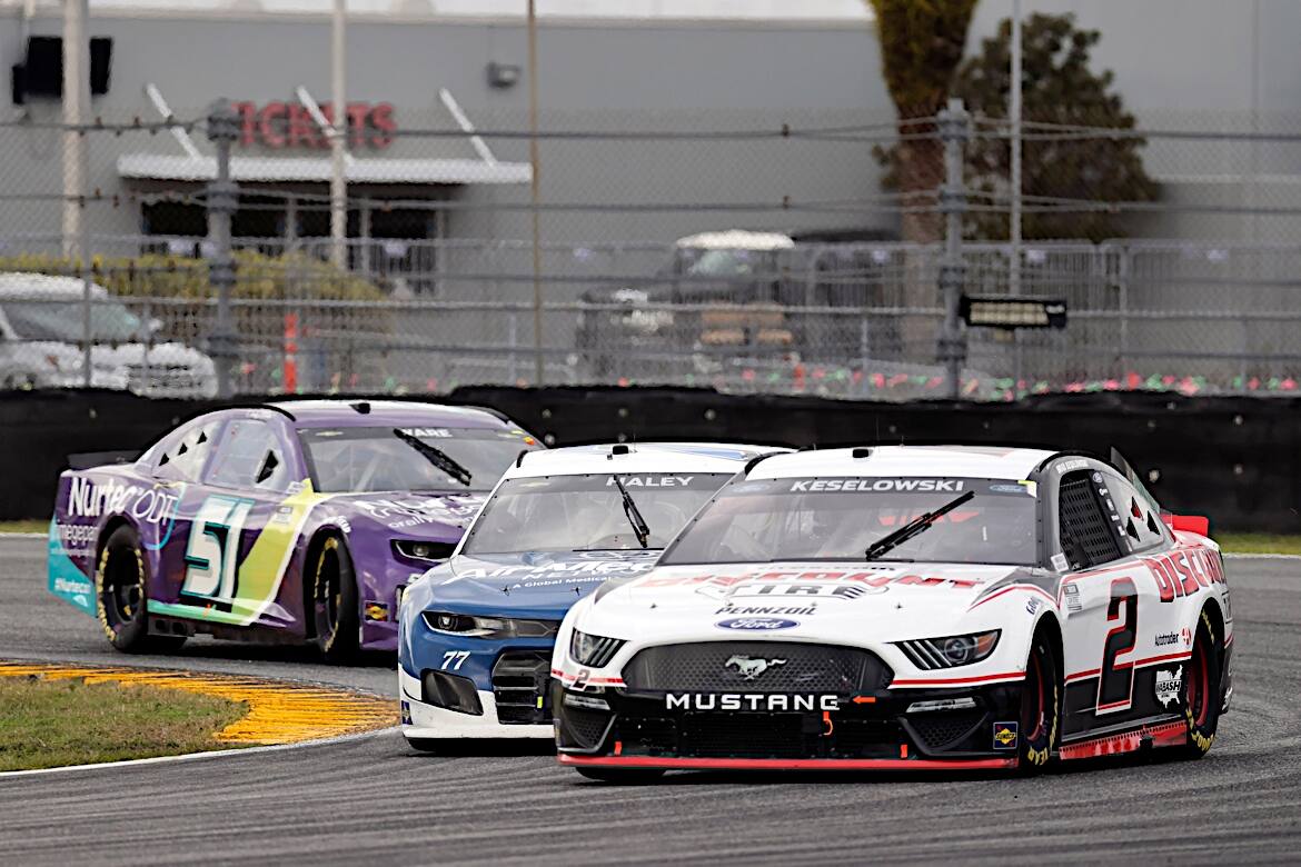 Team Penske teammate Brad Keselowski finished fifth. Team Penske teammate Brad Keselowski finished fifth.