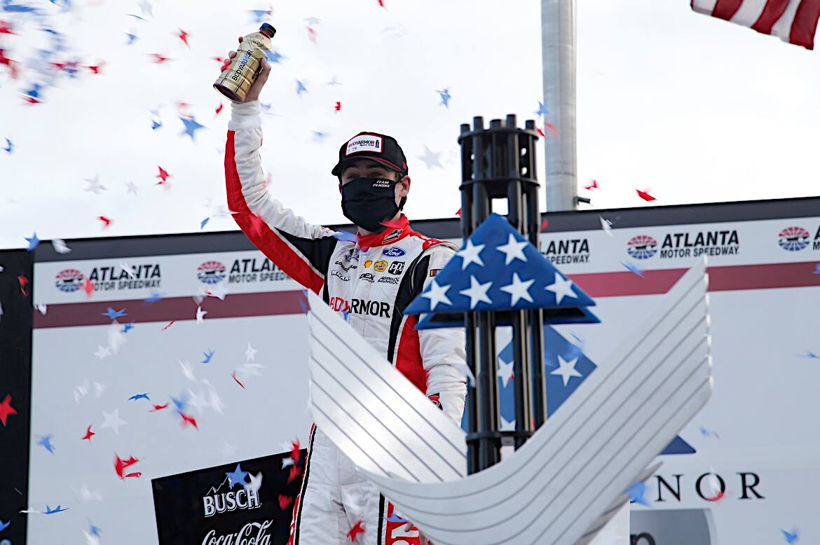 The win extended Ford’s streak of Atlanta victories to five in a row. The win extended Ford’s streak of Atlanta victories to five in a row.