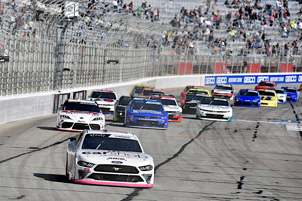 Austin Cindric (13th) started on the pole and led six laps. Austin Cindric (13th) started on the pole and led six laps.