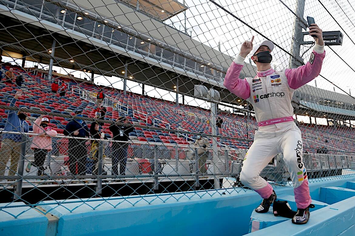 Austin Cindric earned his second Xfinity Series win in five races this season. Austin Cindric earned his second Xfinity Series win in five races this season.
