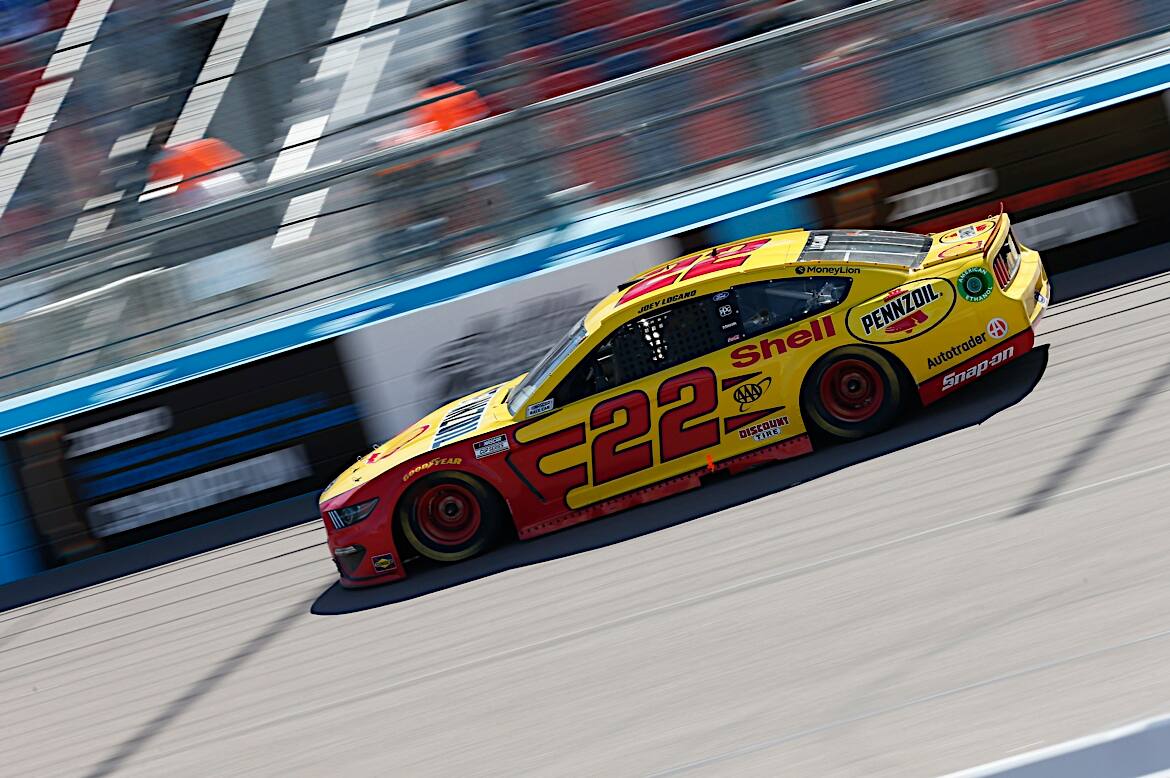 Joey Logano finished second in the Cup Series, the best of four Mustangs in the top 10 at Phoenix. Joey Logano finished second in the Cup Series, the best of four Mustangs in the top 10 at Phoenix.