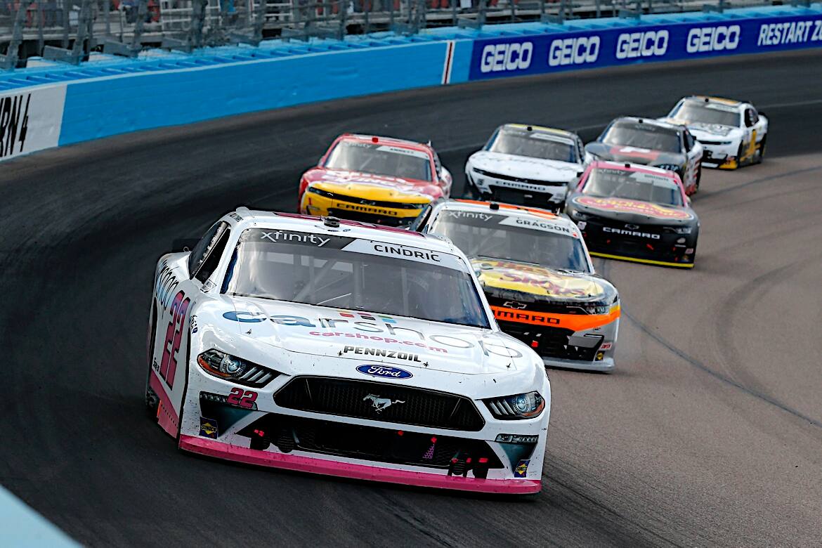 Cindric held off the field on three late restarts to become the only repeat winner so far in 2021. Cindric held off the field on three late restarts to become the only repeat winner so far in 2021.