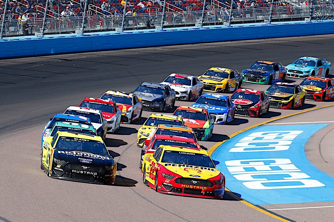 Logano led the most laps, 143, of any driver and took the win in Stage 2. Logano led the most laps, 143, of any driver and took the win in Stage 2.