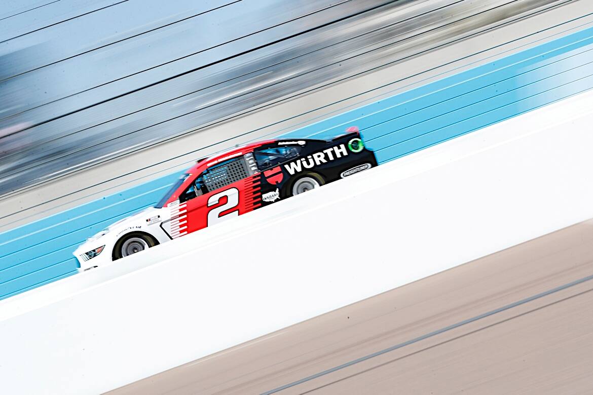 Pole-sitter Brad Keselowski finished fourth with SHR’s Kevin Harvick sixth. Pole-sitter Brad Keselowski finished fourth with SHR’s Kevin Harvick sixth.