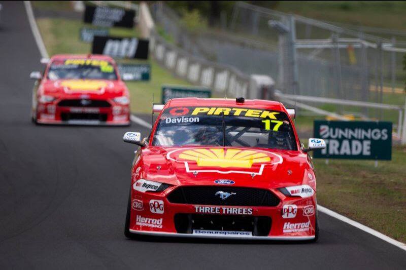 Will Davison finished third in Race 1 at Mt. Panorama. Cameron Waters was second in Race 2. Will Davison finished third in Race 1 at Mt. Panorama. Cameron Waters was second in Race 2.