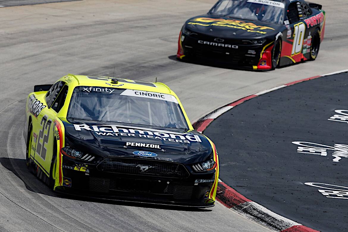 Cindric continues to hold a 42-point lead in the points race. Cindric continues to hold a 42-point lead in the points race.