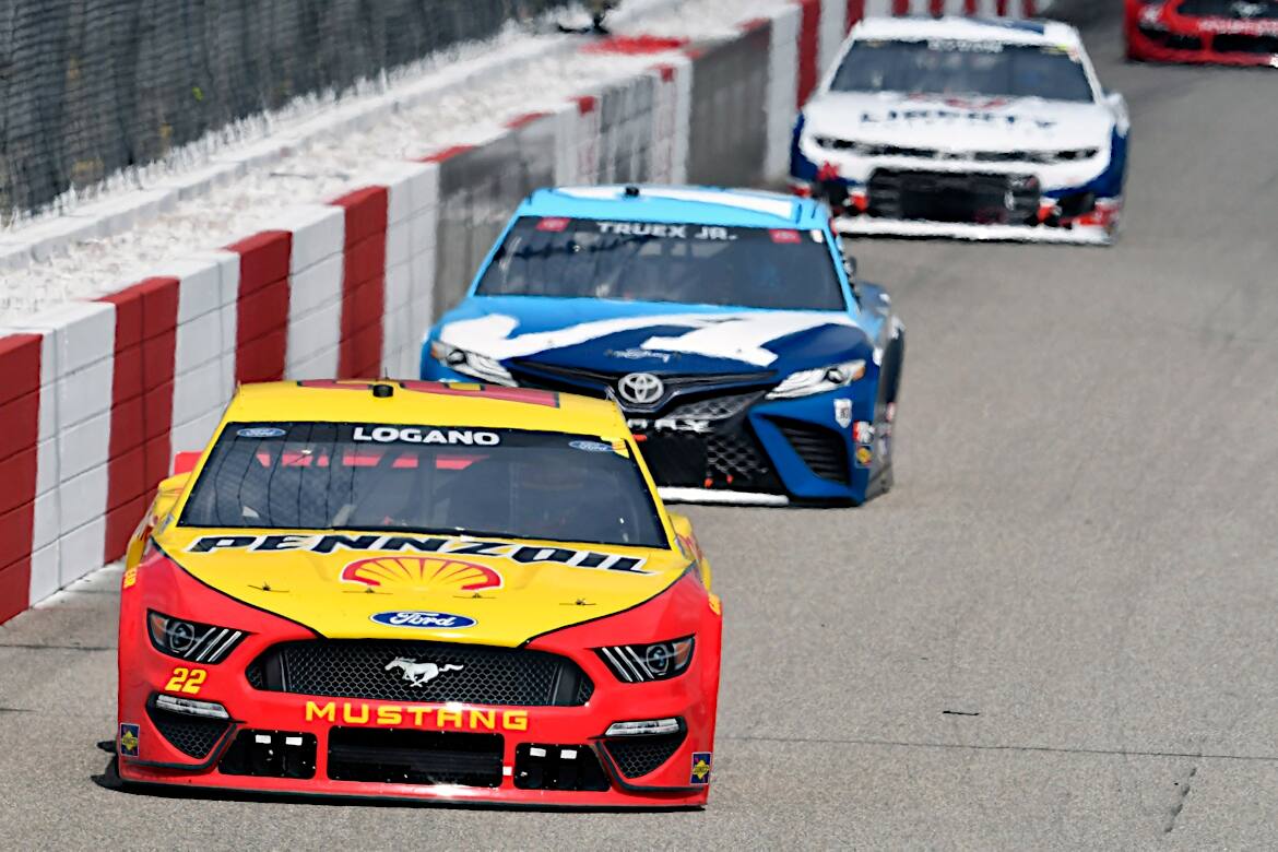 In Sunday’s NASCAR Cup Series event, Joey Logano finished third to pace the Mustangs at Richmond. In Sunday’s NASCAR Cup Series event, Joey Logano finished third to pace the Mustangs at Richmond.