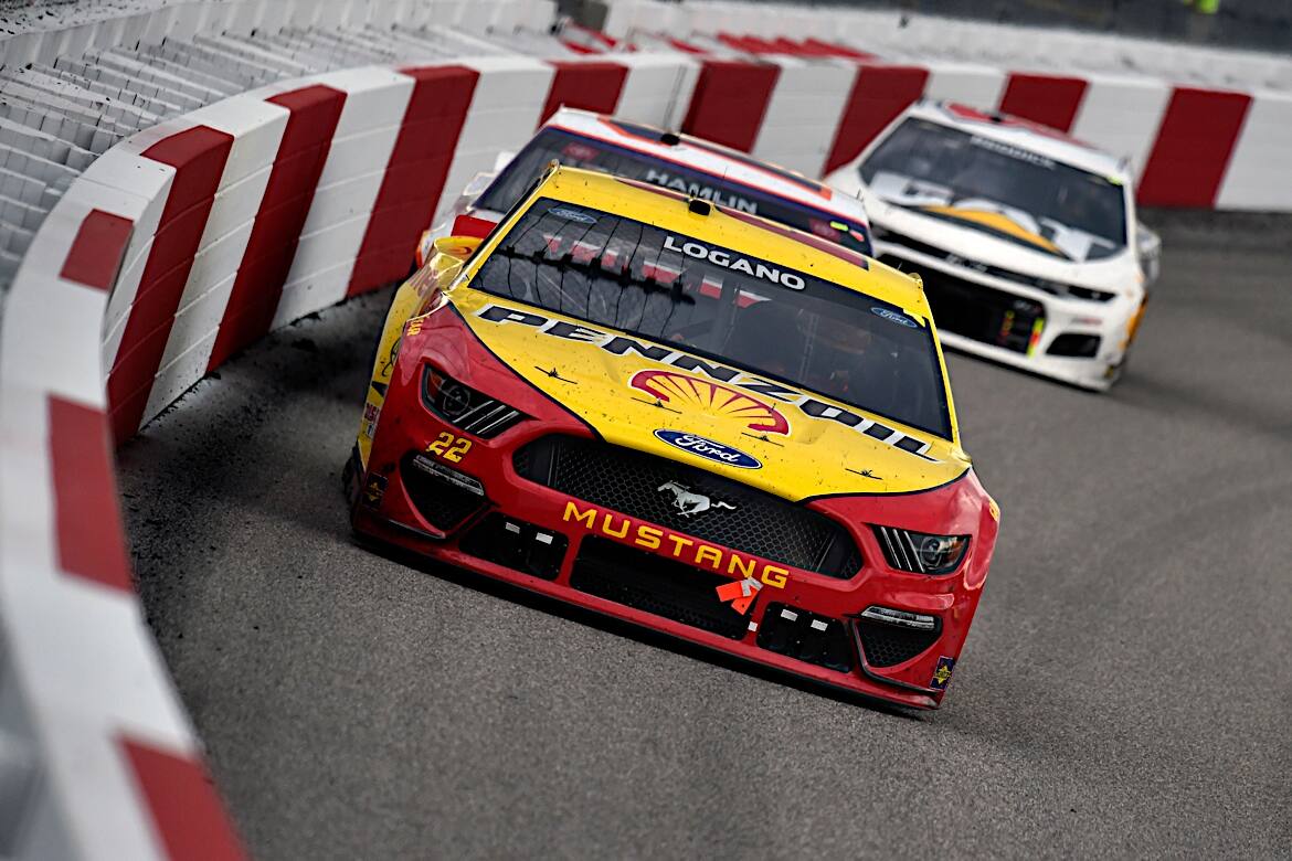 Joey Logano is third (-82) in the driver standings after Richmond. Joey Logano is third (-82) in the driver standings after Richmond.