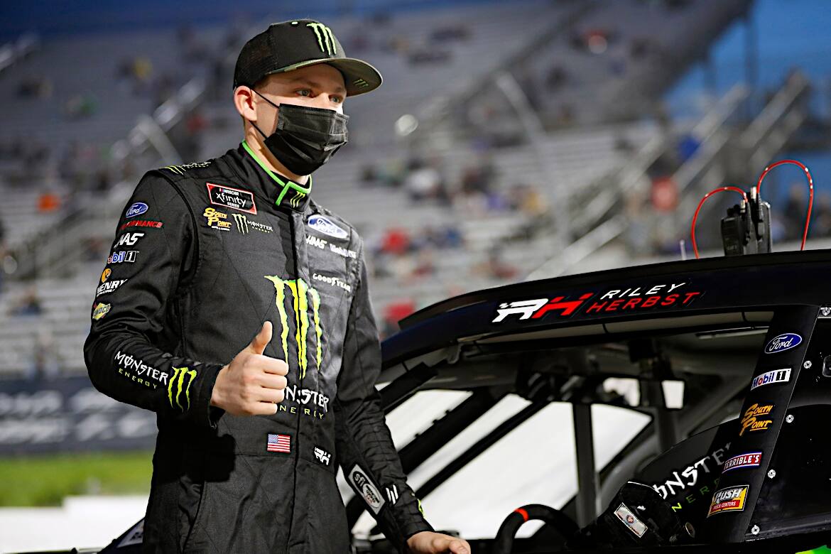 Ryan Sieg finished 23rd and Riley Herbst was 29th after cutting a tire on lap 165. Ryan Sieg finished 23rd and Riley Herbst was 29th after cutting a tire on lap 165.