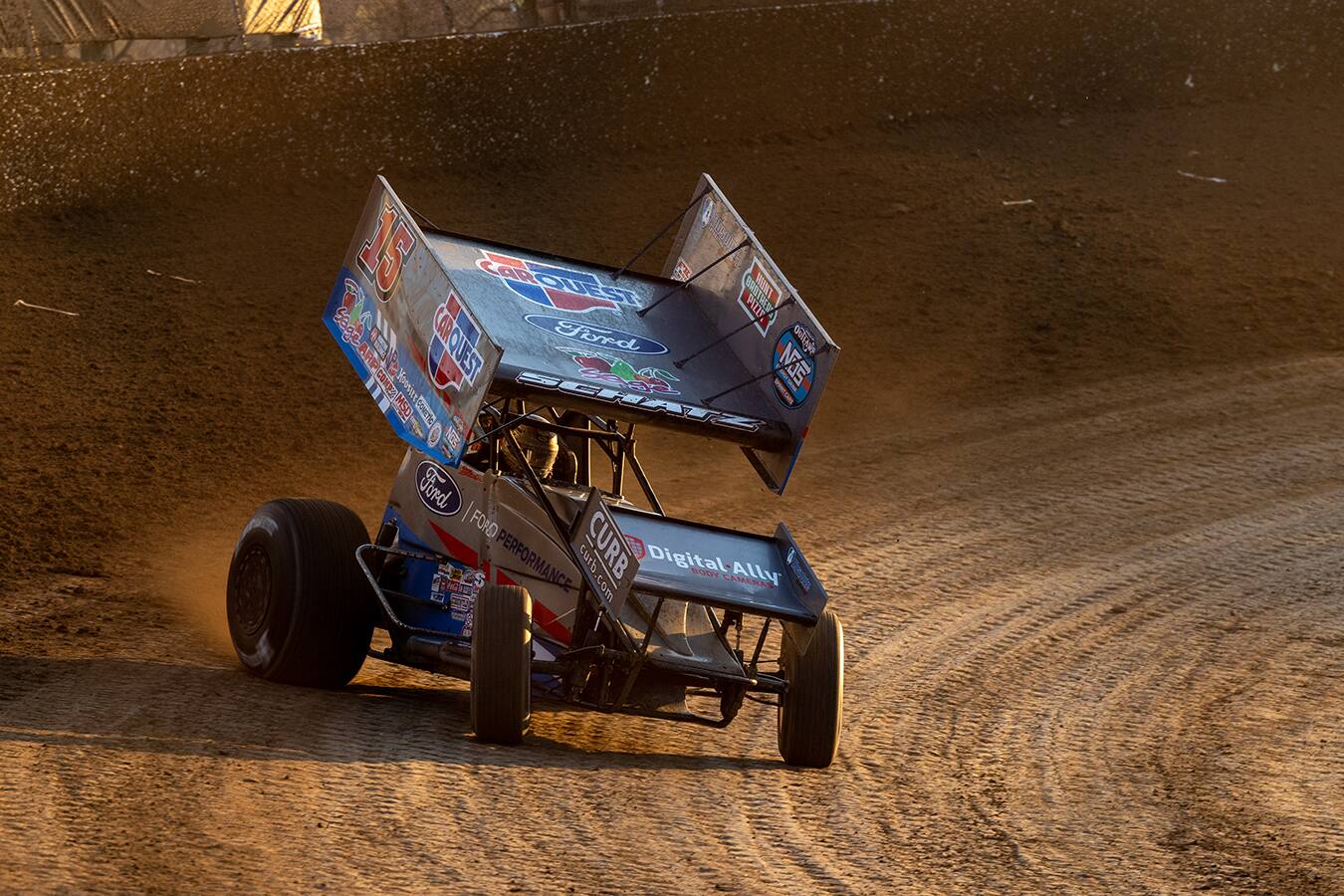 Donny Schatz won the last-chance qualifier in World of Outlaws but wound up 16th on Saturday. Donny Schatz won the last-chance qualifier in World of Outlaws but wound up 16th on Saturday.