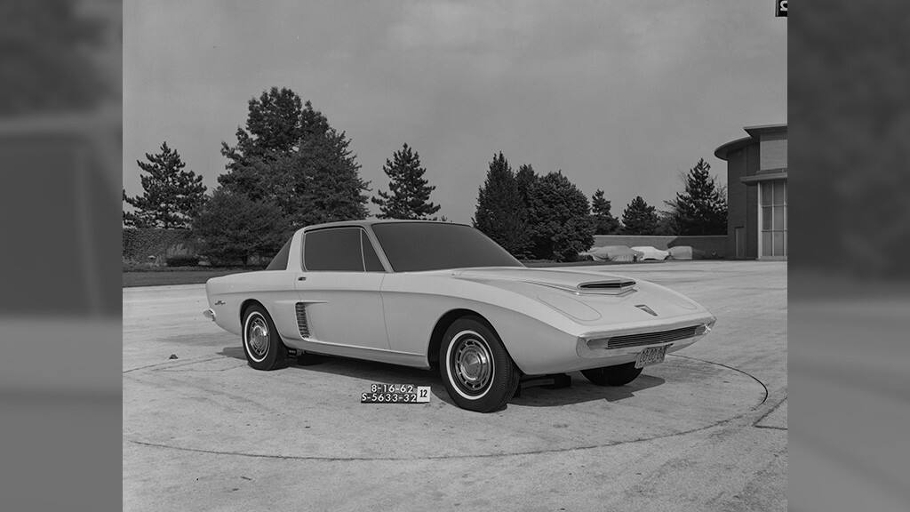 A clay model of the "Special Falcon" that later became the Ford Mustang.