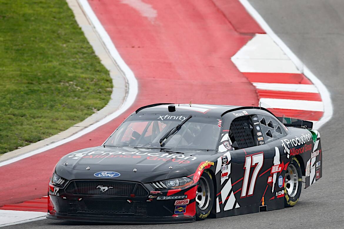 Cole Custer (seventh), Riley Herbst (16th) and Ryan Sieg (25th) rounded out the Mustangs. Cole Custer (seventh), Riley Herbst (16th) and Ryan Sieg (25th) rounded out the Mustangs.