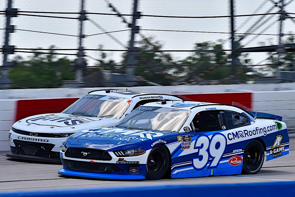 In Xfinity Series action on Saturday, Ryan Sieg finished eighth to lead the Mustangs at Darlington. In Xfinity Series action on Saturday, Ryan Sieg finished eighth to lead the Mustangs at Darlington.