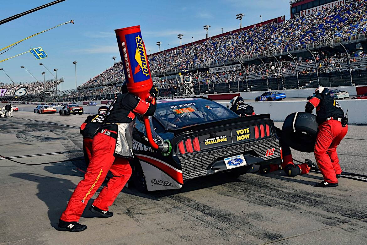 Ryan Blaney (eighth), Chris Buescher (ninth) and Ryan Newman (10th) also finished in the top 10. Ryan Blaney (eighth), Chris Buescher (ninth) and Ryan Newman (10th) also finished in the top 10.
