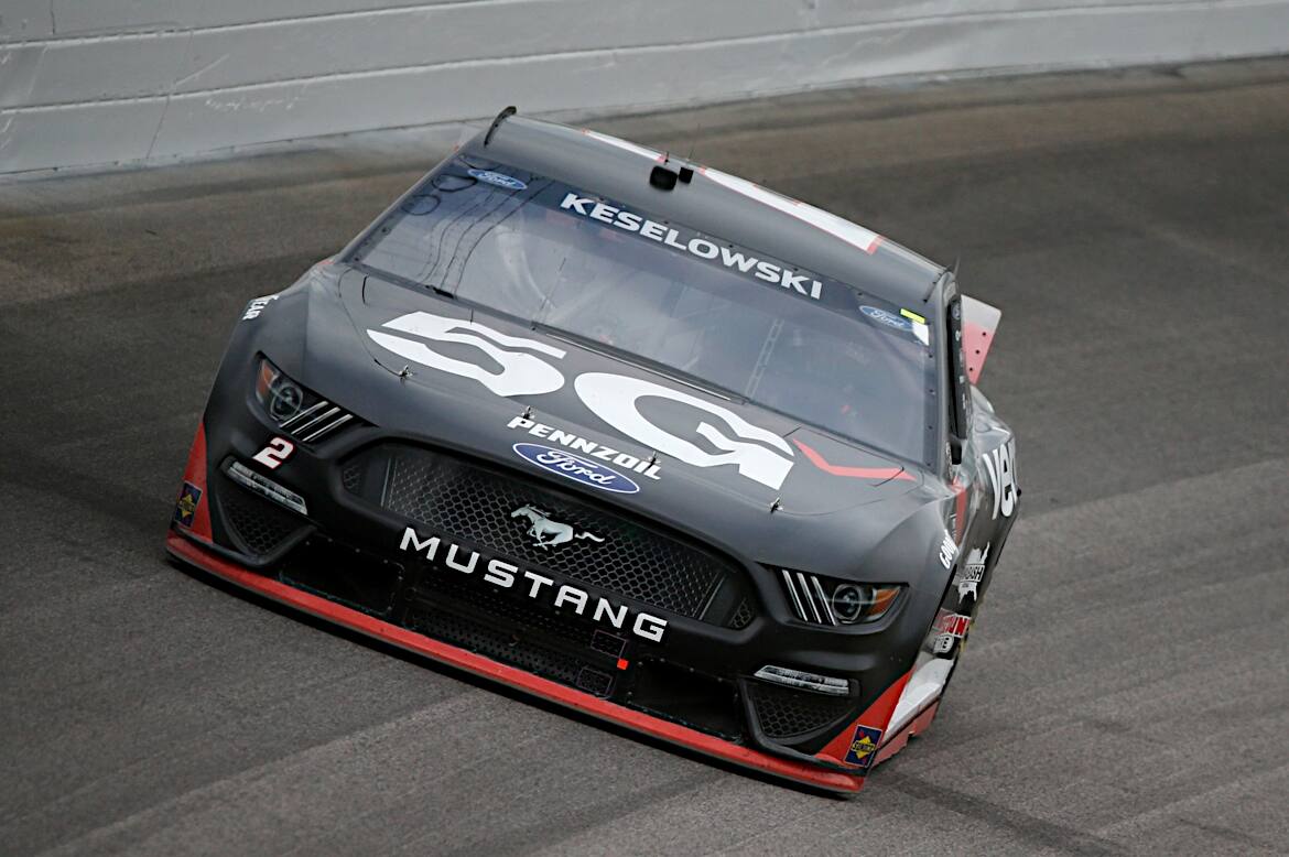 Keselowski started on the pole and led the first 64 laps. Keselowski started on the pole and led the first 64 laps.
