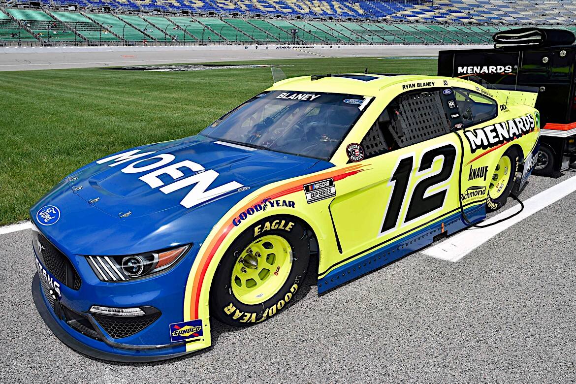 Ryan Blaney was running second near the end when he was turned by Kyle Larson and wound up 21st. Ryan Blaney was running second near the end when he was turned by Kyle Larson and wound up 21st.