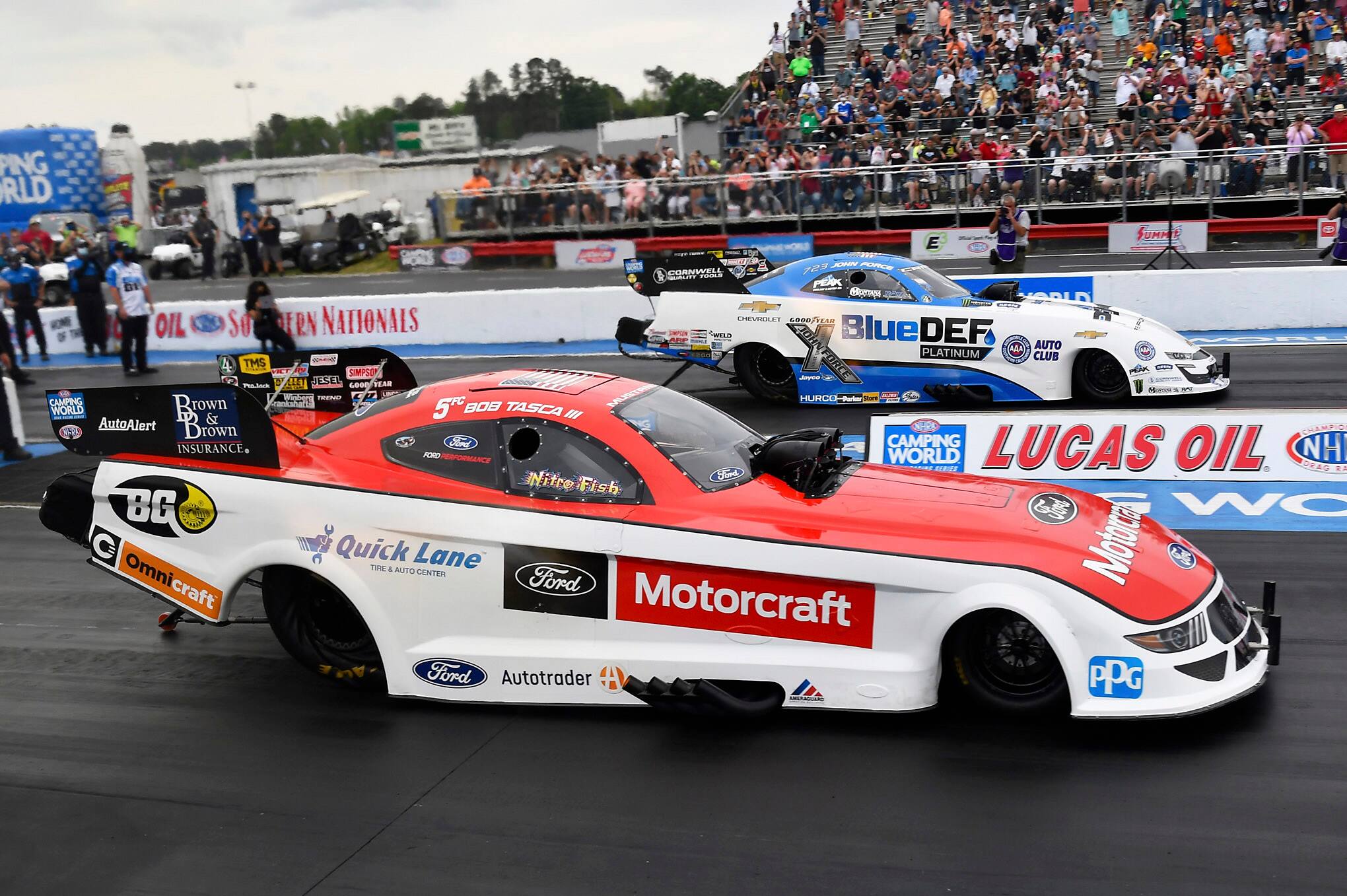 He set the fastest Funny Car top speed of the weekend, 327.82 mph. He set the fastest Funny Car top speed of the weekend, 327.82 mph.