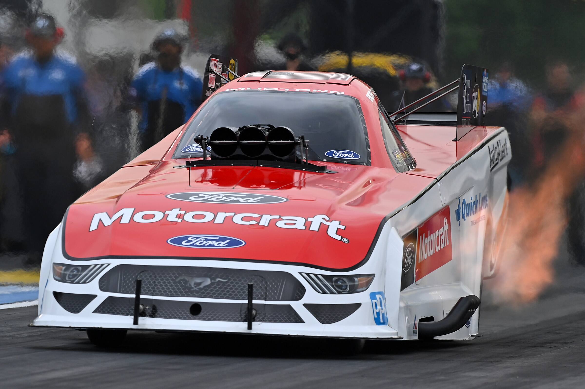 Bob Tasca III and Tim Wilkerson each advanced to the semifinals at the Houston Spring Nationals. Bob Tasca III and Tim Wilkerson each advanced to the semifinals at the Houston Spring Nationals.