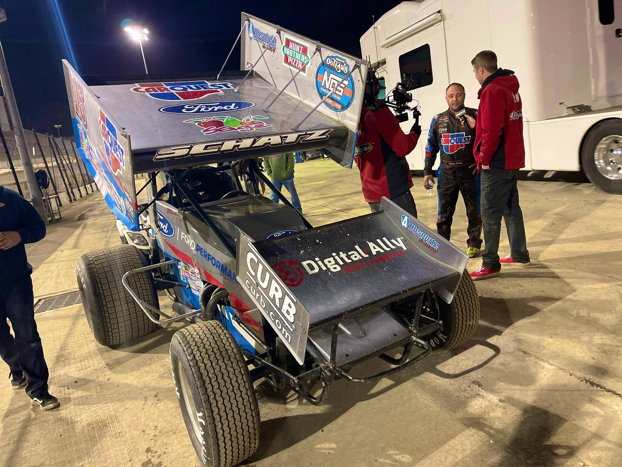 Schatz moved up one spot to sixth in the points standings, trailing the leader by 160. Schatz moved up one spot to sixth in the points standings, trailing the leader by 160.