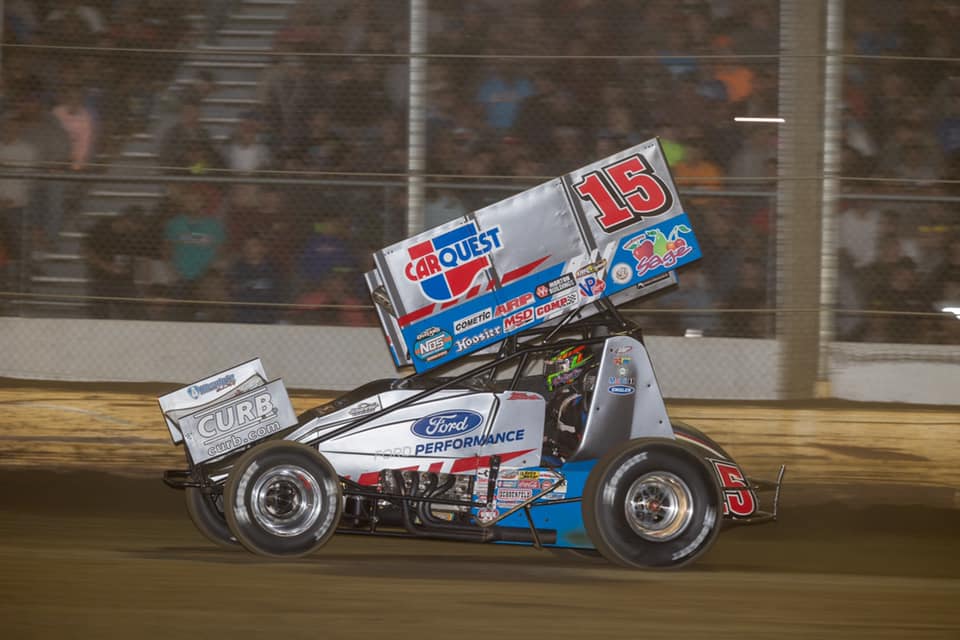 In World of Outlaws Sprint Cars, Donny Schatz finished eighth in the Memorial Day Spectacular. In World of Outlaws Sprint Cars, Donny Schatz finished eighth in the Memorial Day Spectacular.