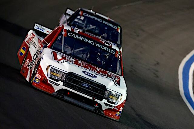 Todd Gilliland (fifth) posted his fifth top-10 finish in the last six NASCAR truck series races. Todd Gilliland (fifth) posted his fifth top-10 finish in the last six NASCAR truck series races.