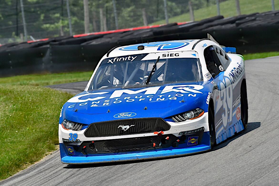 In the NASCAR Xfinity Series, Ryan Sieg was Ford’s top finisher at Mid-Ohio, finishing ninth. In the NASCAR Xfinity Series, Ryan Sieg was Ford’s top finisher at Mid-Ohio, finishing ninth.
