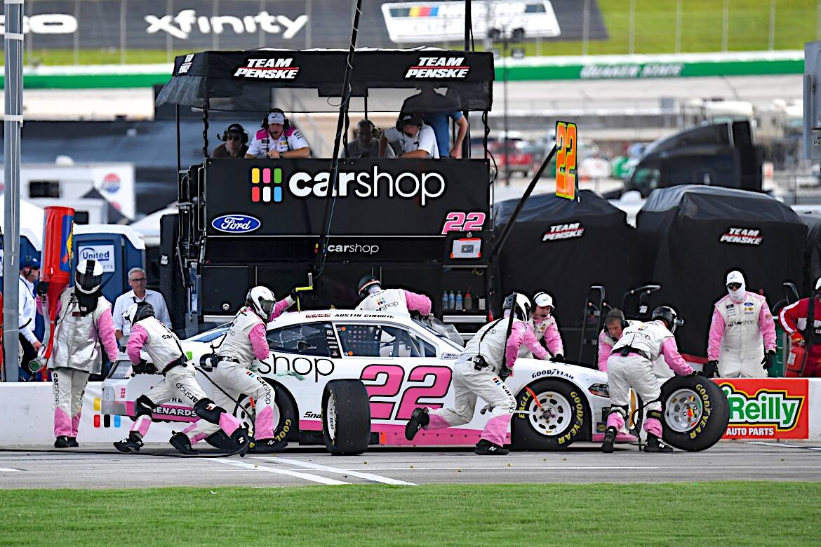 Austin Cindric battled adversity to lead Ford with a 10th-place finish in the NASCAR Xfinity Series. Austin Cindric battled adversity to lead Ford with a 10th-place finish in the NASCAR Xfinity Series.